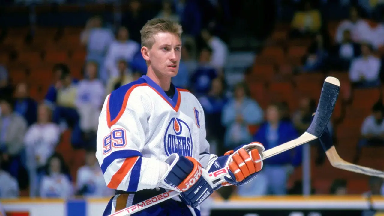 Wayne Gretzky's jersey from the 1988 Stanley Cup Final sells for $2.8 million, breaking the record for hockey memorabilia.