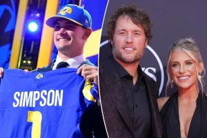 What Kelly Stafford messaged Ty Simpson following the Rams' first-round selection