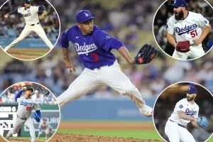Who are the potential closers for the Dodgers following Edwin Díaz's injury?