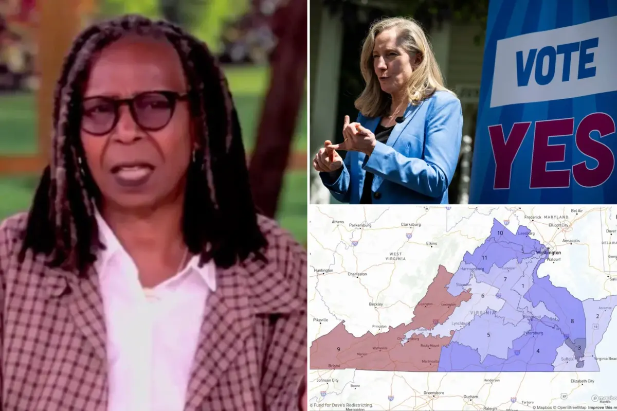 Whoopi Goldberg calls for an end to redistricting following significant Virginia vote