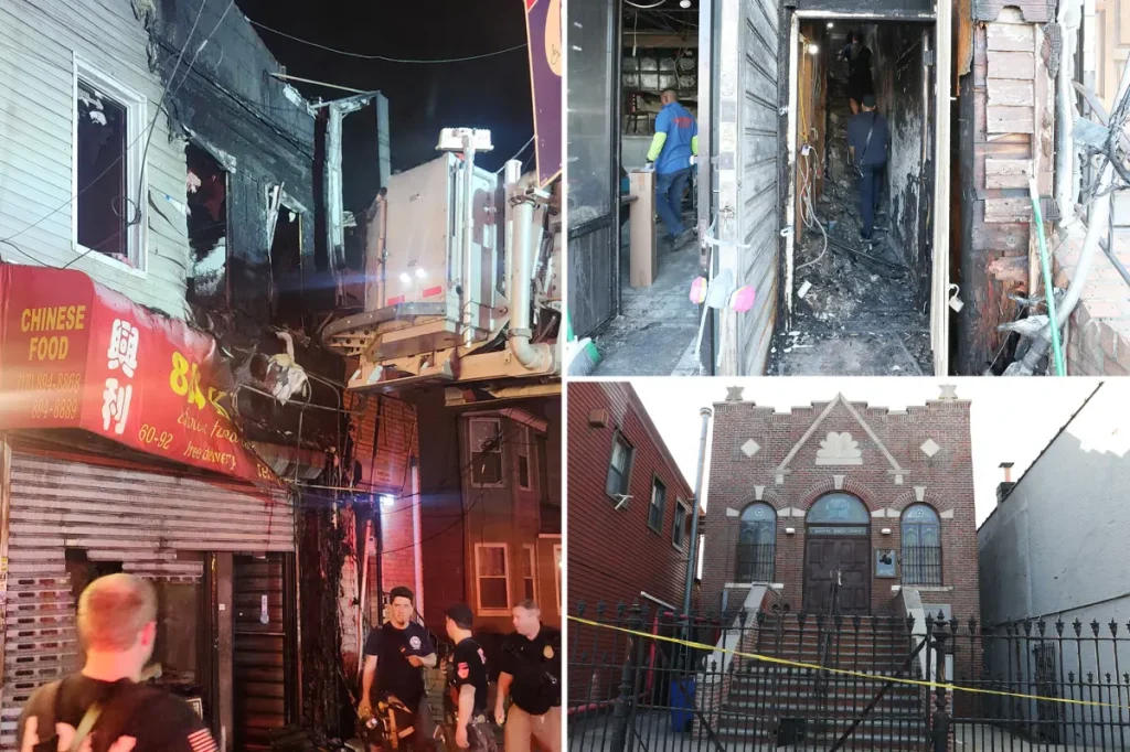 Woman ignites fire at restaurant, funeral home, and synagogue in NYC, according to police.