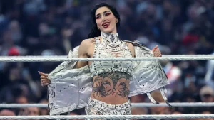 WrestleMania 42: Iyo Sky assists Rhea Ripley in claiming the WWE women's title from Jade Cargill