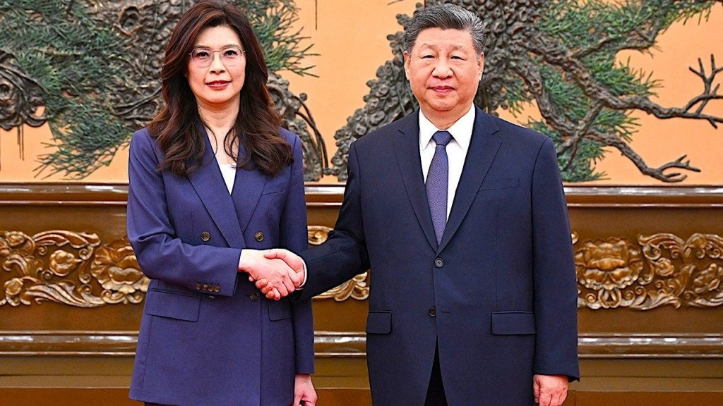 Xi Jinping holds talks with KMT leader for the first time in almost ten years