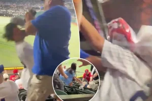 Yankees fan mocked and hit by Rangers fans, girlfriend pushed down stairs