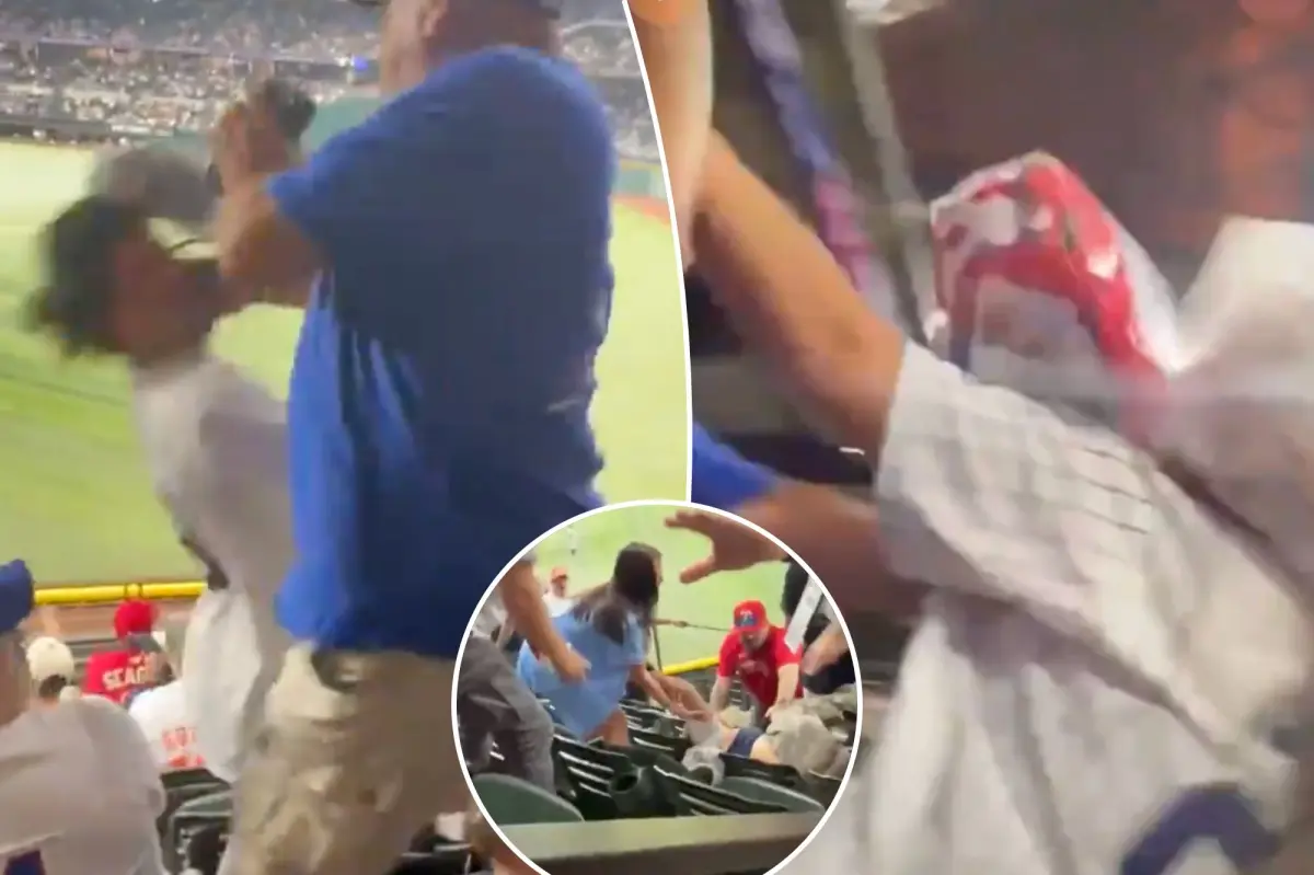 Yankees fan mocked and hit by Rangers fans, girlfriend pushed down stairs