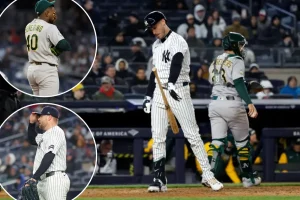 Yankees' offense falters after strong beginning in defeat to A's