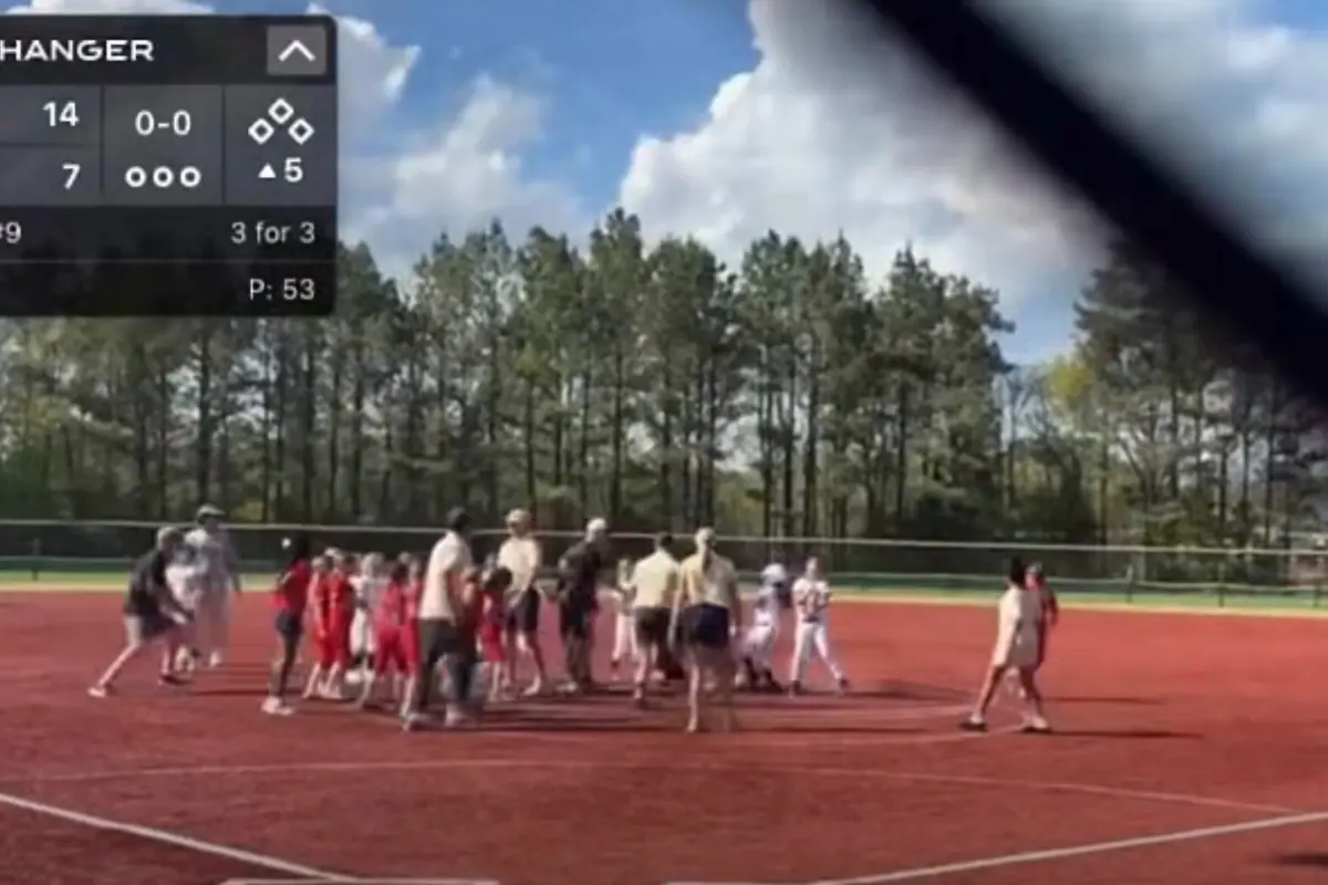 Youth softball coach in Georgia confronts opponent on pitcher's mound in video-recorded brawl