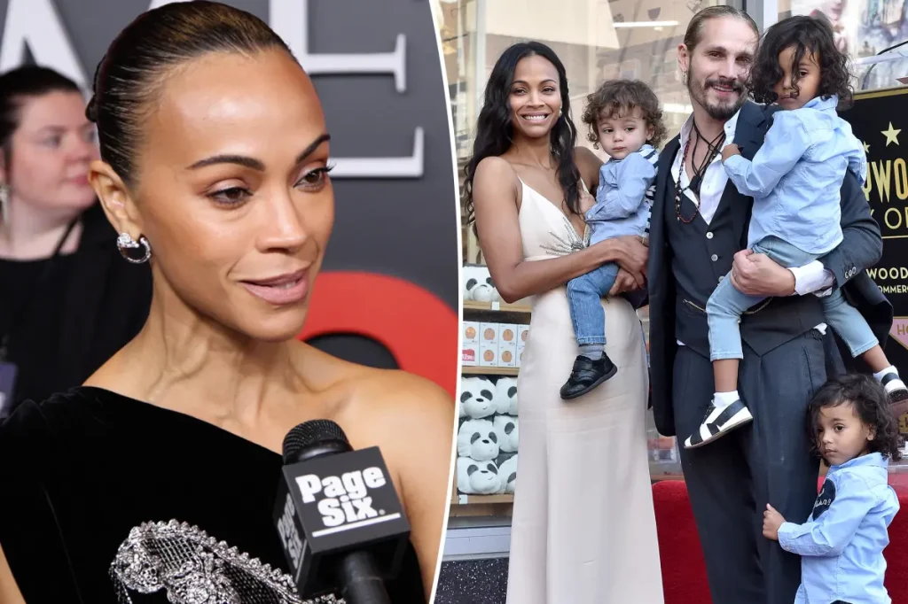Zoe Saldaña discusses parenting her three sons: 'Boys are sensitive beings'