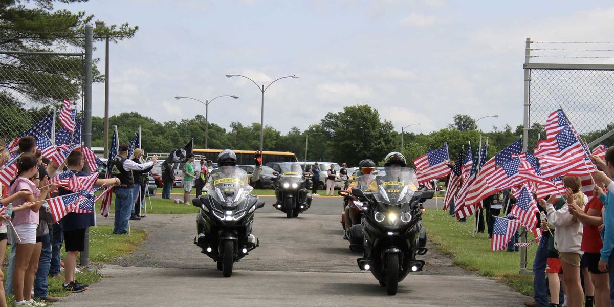 ‘For those unable to’: Nationwide motorcycle journey honors veterans