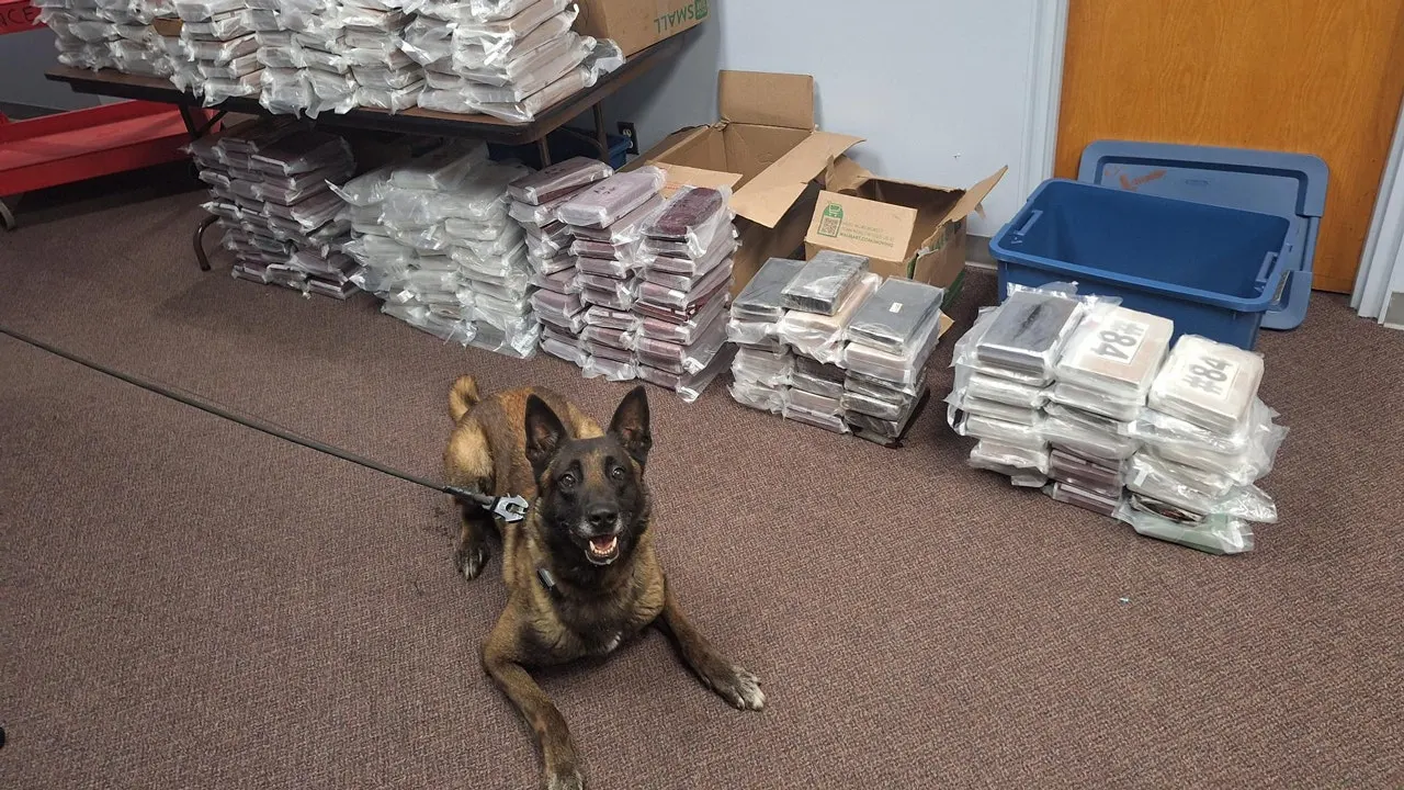 525 pounds of cocaine recovered after Nebraska K9 signals officers on I-80