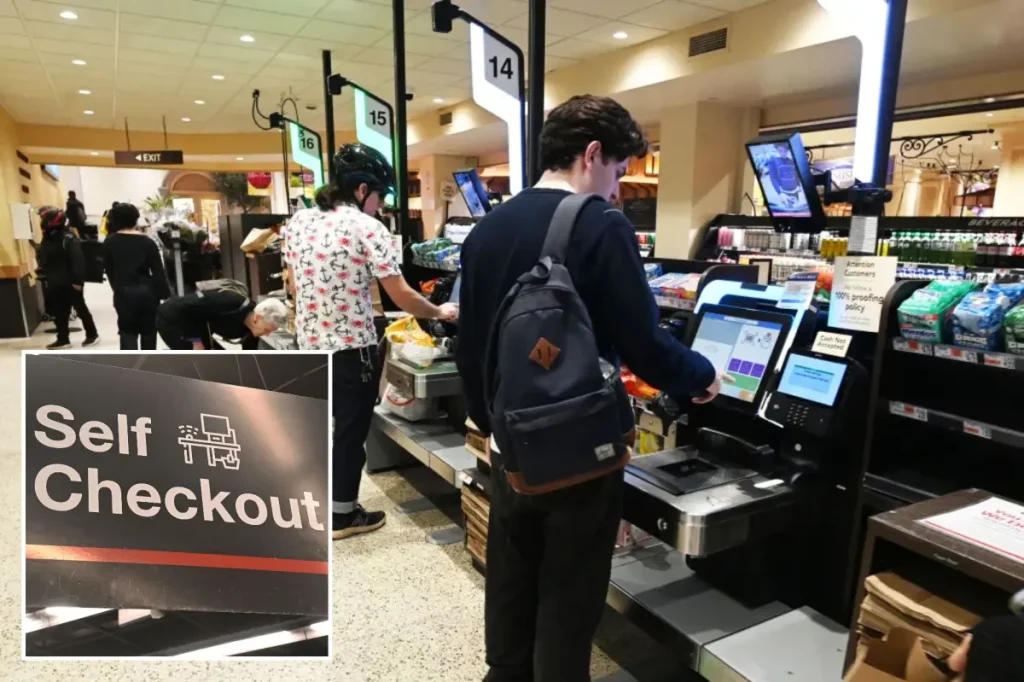 A different city in Southern California plans to prohibit self-checkout lanes.