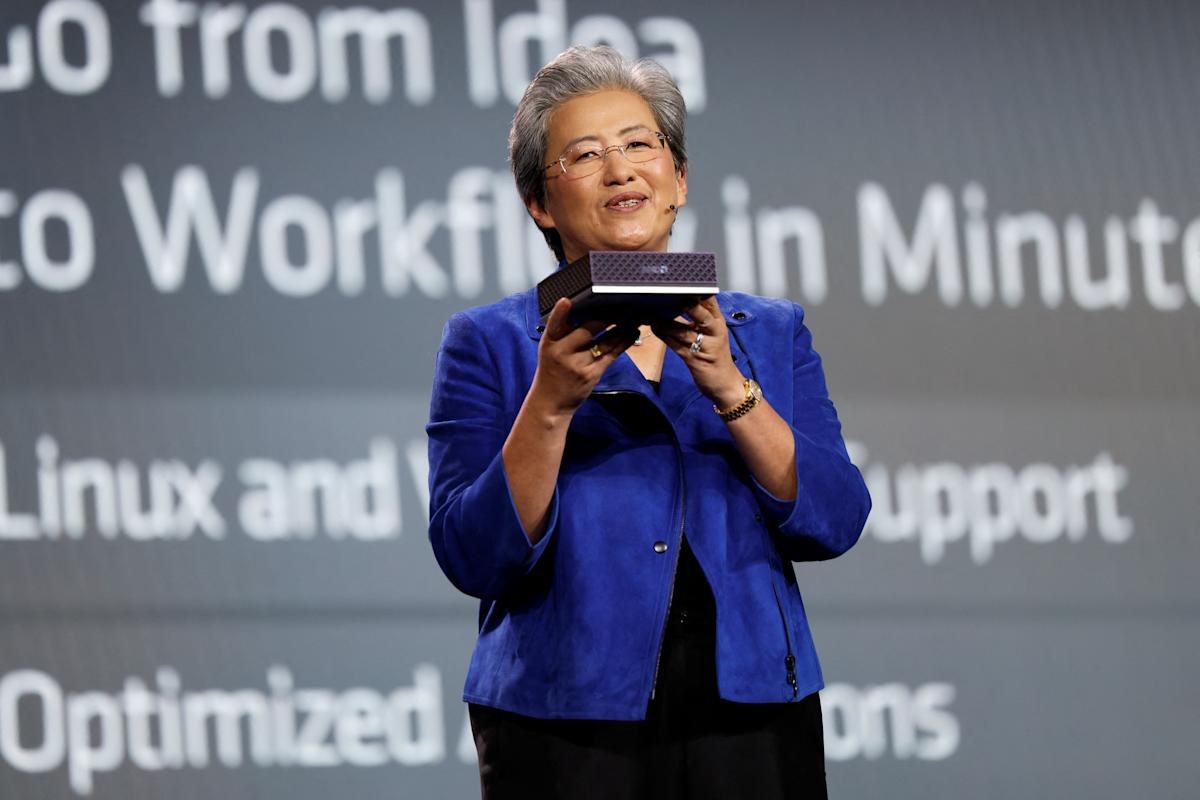 AMD's shares increase after surpassing Q1 earnings expectations and providing an optimistic outlook