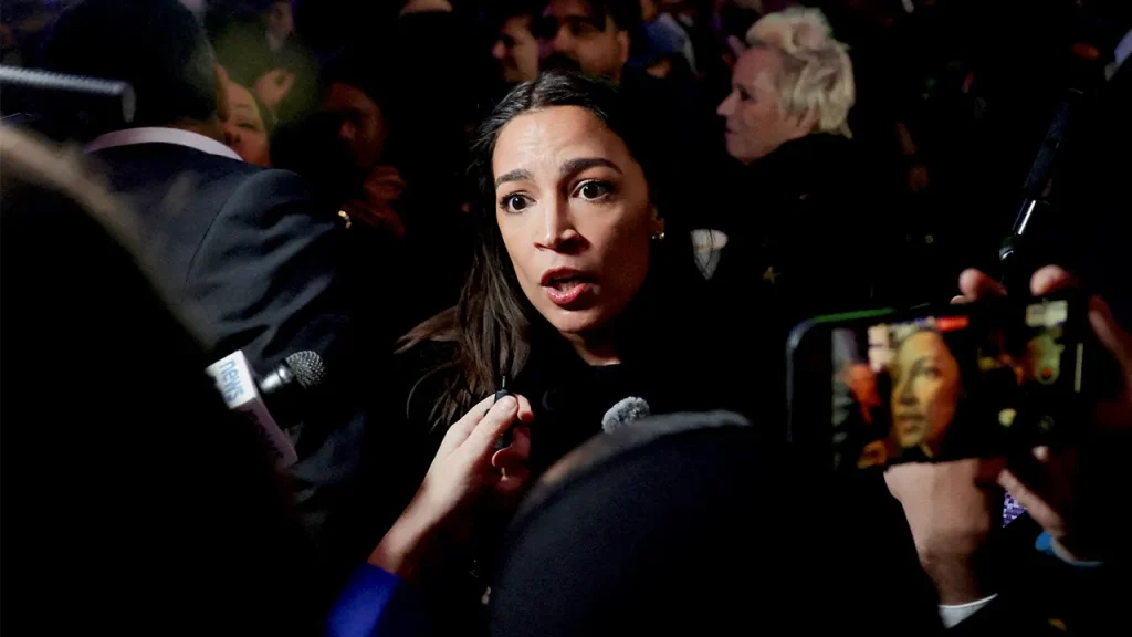 AOC follows Biden's example by avoiding interviews with the national media.