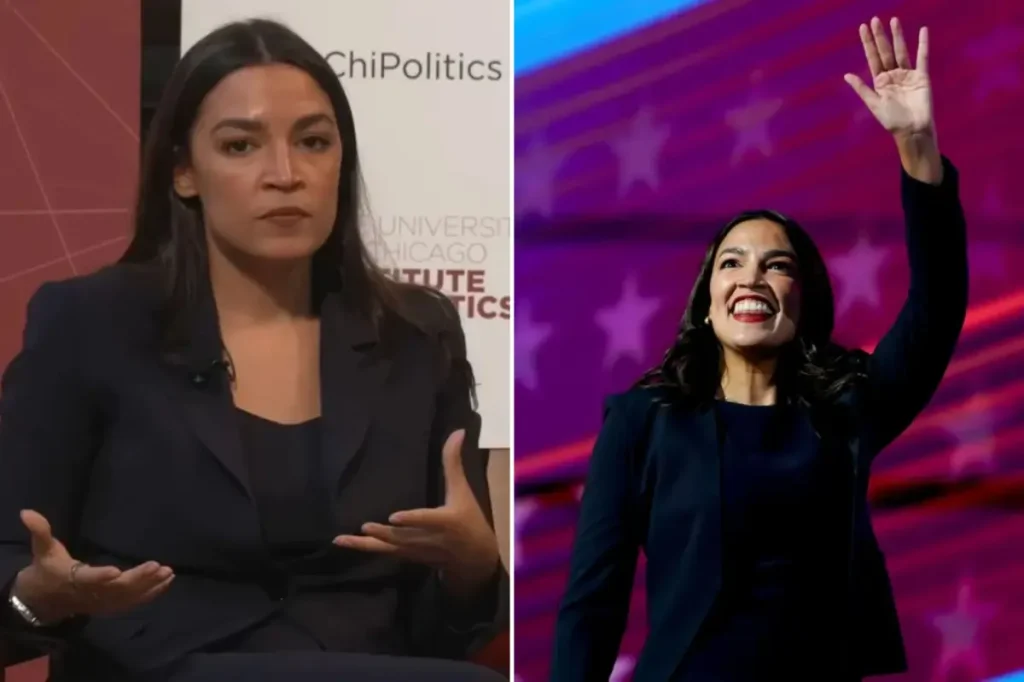 AOC states her goals extend far beyond just running for president after being asked about 2028.