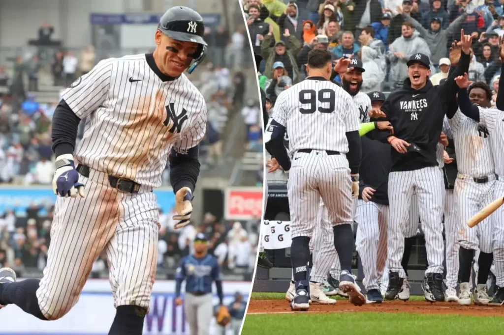 Aaron Judge hits a game-winning home run to lead the Yankees past the Rays