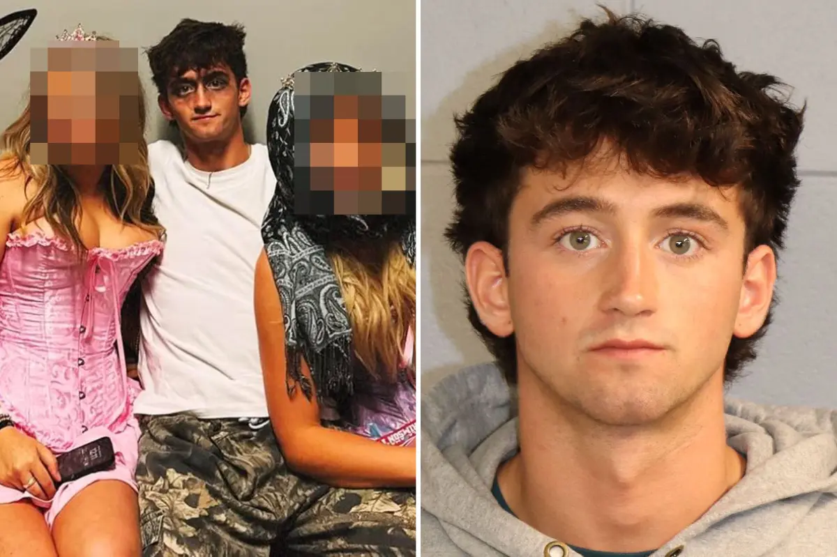 Alabama fraternity member charged with assaulting his ex-girlfriend before her father, a Long Island police officer, confronted him.