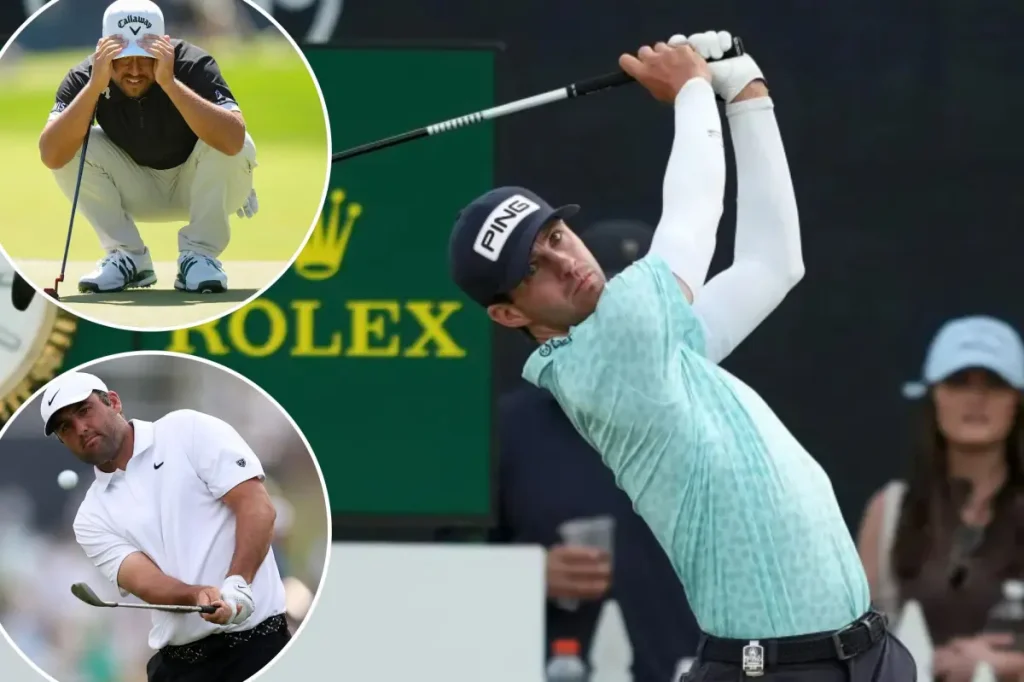 Alex Smalley at the top of the crowded PGA Championship leaderboard