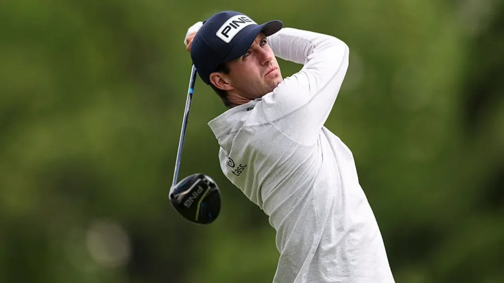Alex Smalley's mother is receiving a lot of attention as her son unexpectedly takes the lead at the PGA Championship.