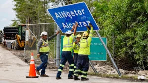 'Alligator Alcatraz' will be back in the Everglades, according to a Florida official.