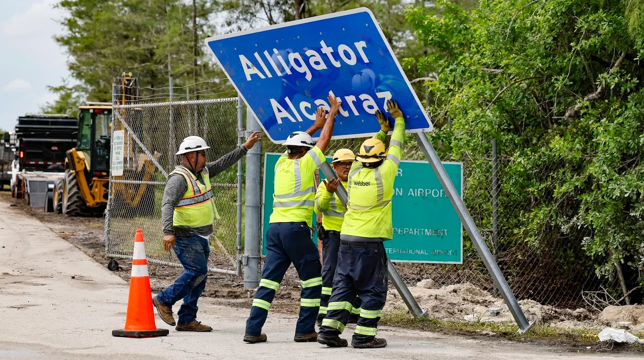 'Alligator Alcatraz' will be back in the Everglades, according to a Florida official.