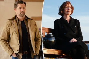 Allison Janney discusses her new HBO film with Andrew Rannells, saying it's quite exciting.