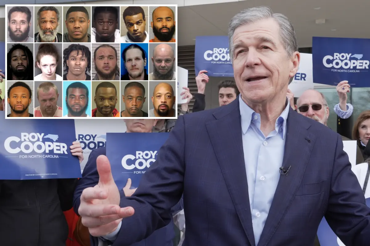 Almost 50% of inmates let go under NC Governor Roy Cooper during COVID have committed new offenses.