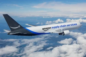 Amazon challenges UPS and FedEx with a new delivery service, causing their stocks to drop.