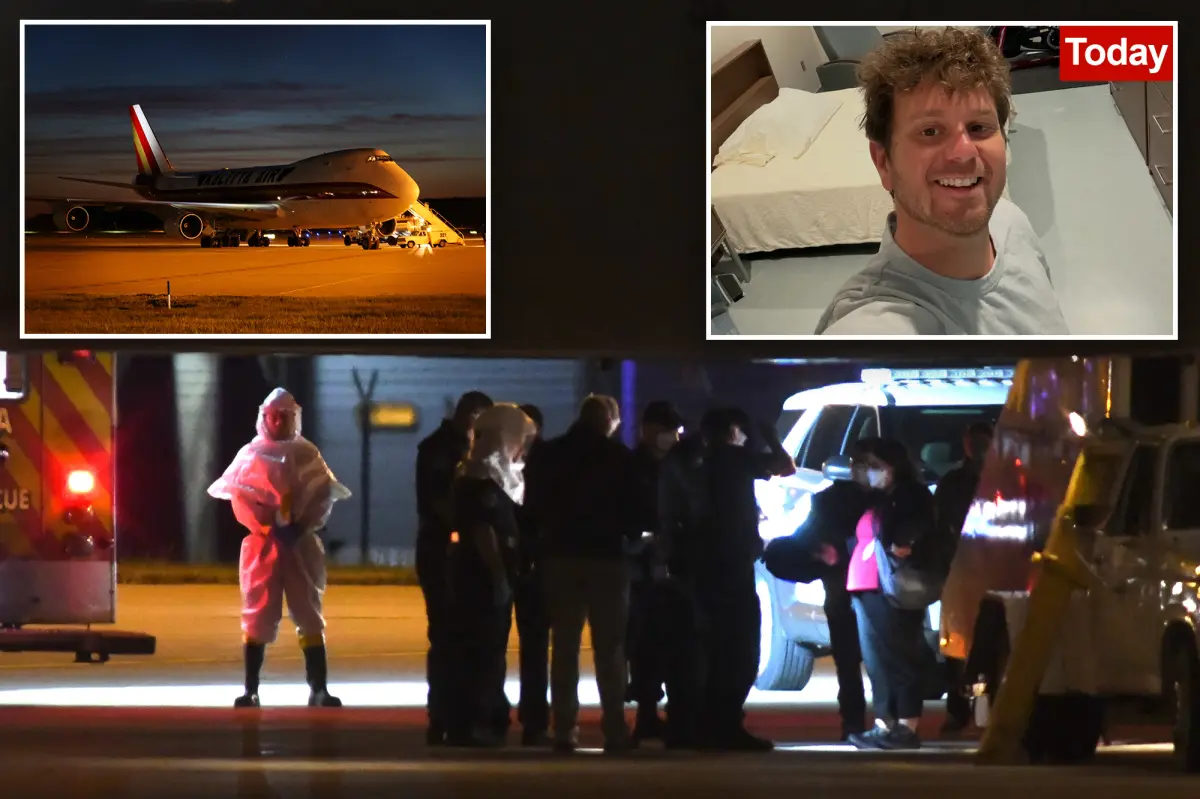Americans brought back from a cruise ship affected by hantavirus reach the US, including an influencer who emotionally documented the fatalities.