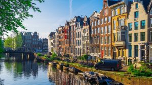 Amsterdam prohibits all outdoor advertisements for meat and fossil fuels, report says.