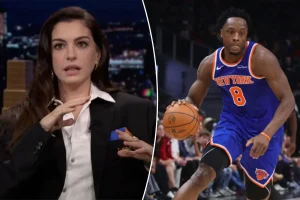 Anne Hathaway praised for the Knicks' remarkable playoff success