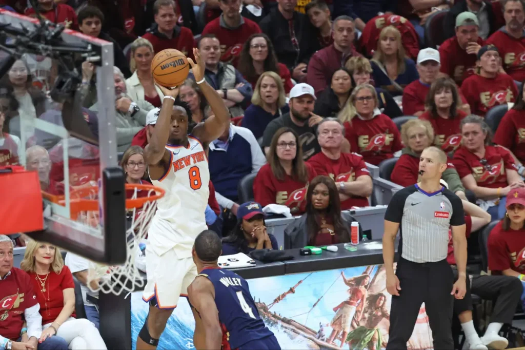 Anunoby shows his true self for the first time since his injury in Game 3 victory against the Knicks