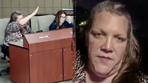 Arizona school board member seems to give a Nazi salute during a public meeting