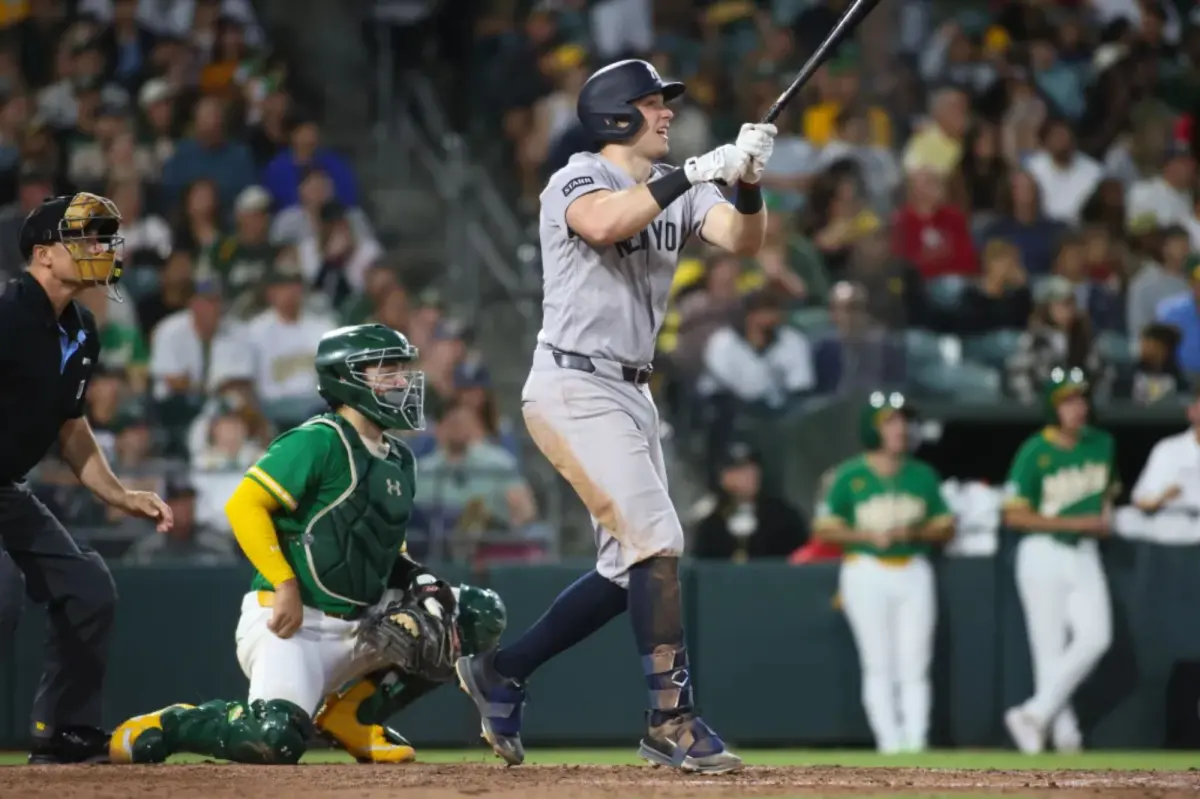 Ben Rice of the Yankees remains competitive with the top players in MLB.