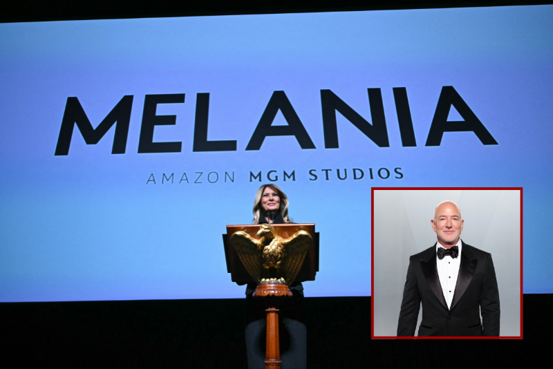 Bezos claims he wasn't part of the ‘Melania’ film, but acknowledges it was a smart business move for Amazon.