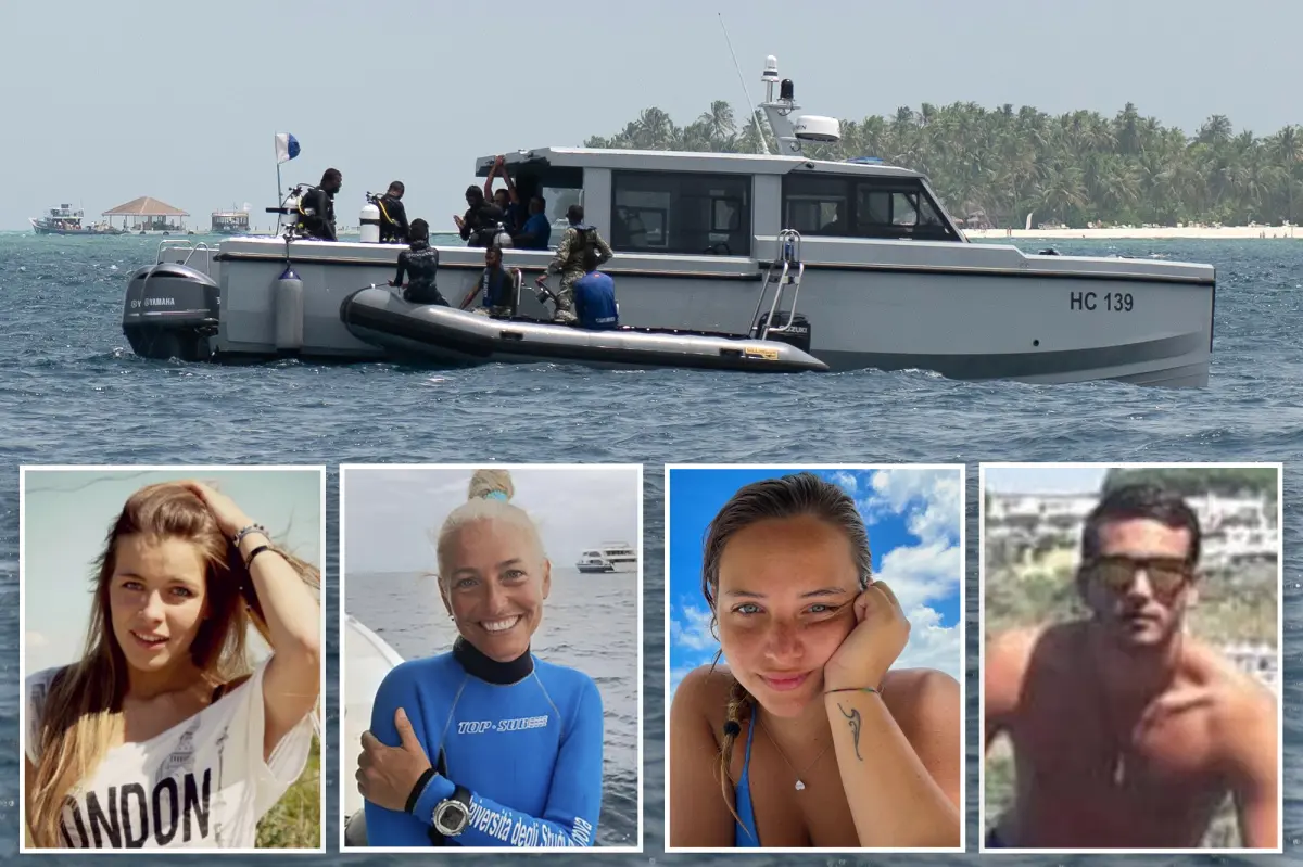 Bodies of the last four Italian scuba divers returned from the Maldives