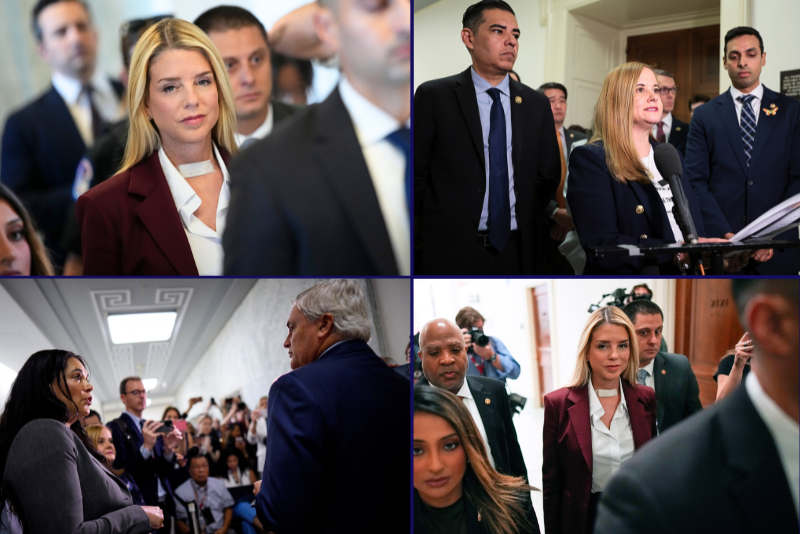Bondi gives testimony to the House Oversight and Accountability Committee regarding Epstein documents