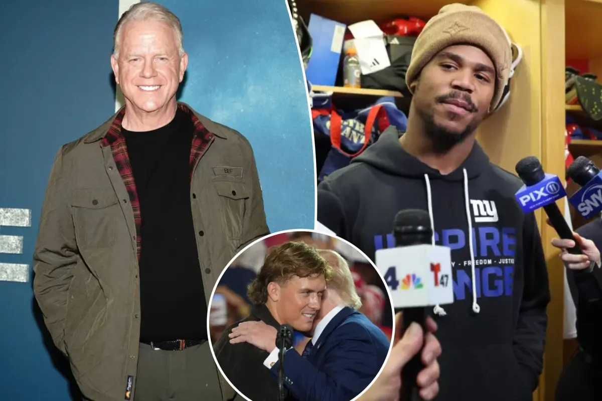 Boomer Esiason reinforces his criticism of Abdul Carter amid Jaxson Dart's situation with Trump.