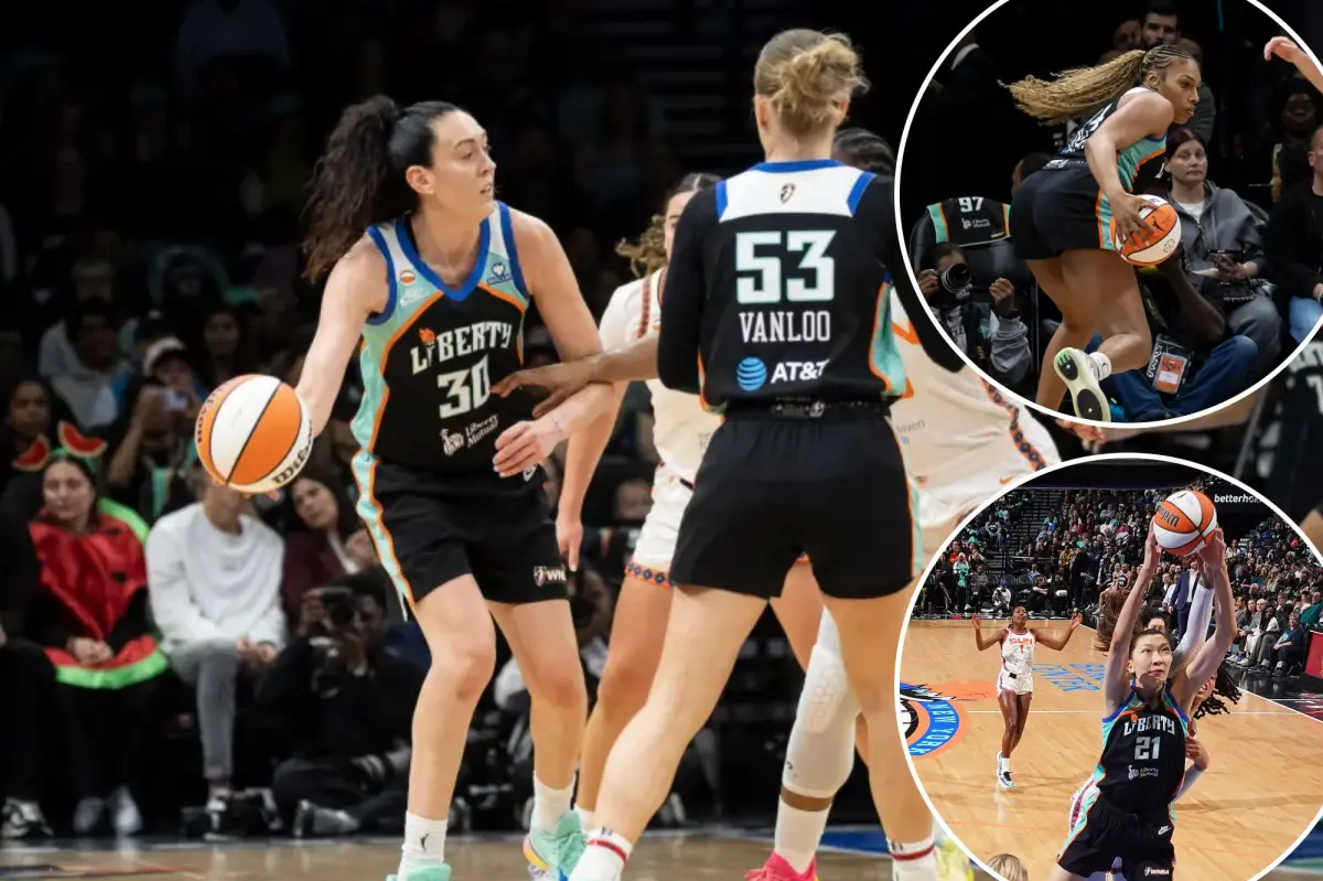 Breanna Stewart guides Liberty to a dominating win over the Sun in their season opener.