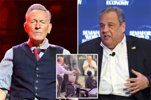 Bruce Springsteen leaves devoted fan Chris Christie in a tough moment during a concert in NYC