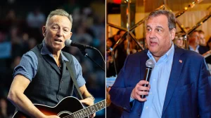 Bruce Springsteen seems to neglect former Governor Chris Christie at concert