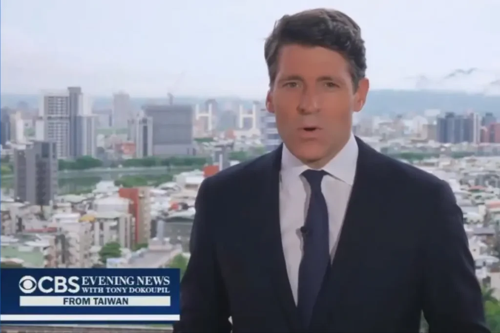 CBS News anchor Tony Dokoupil prevented from reporting at Taiwan hotel, newest setback for Asia trip