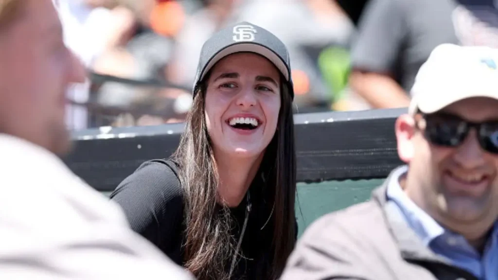 Caitlin Clark seen at Giants game ahead of intense Fever-Valkyries match in Bay Area