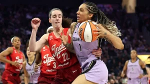 Caitlin Clark sets WNBA assists record amid boos as Valkyries ruin the achievement