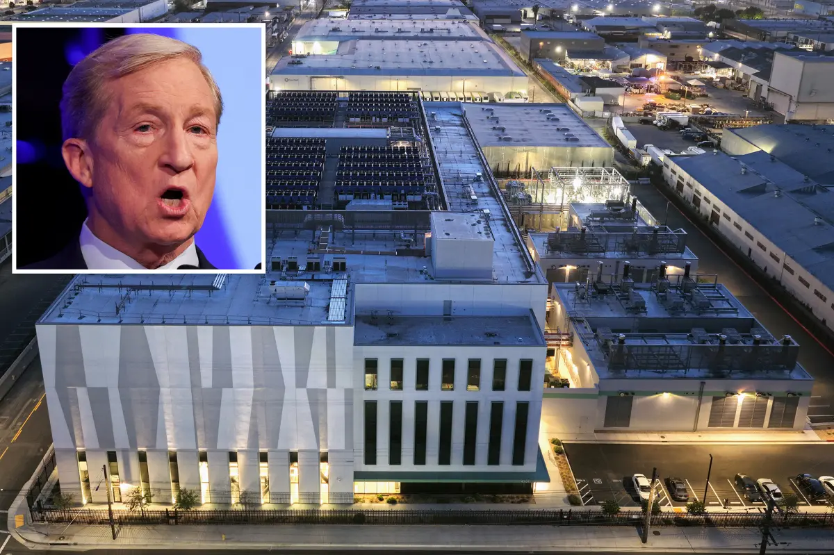 California governor candidate Tom Steyer changes his stance on AI data centers.
