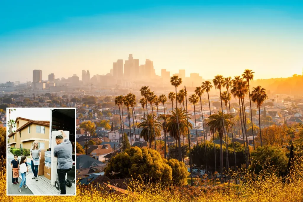 California's population falls for the first time since the pandemic, with LA experiencing a significant outflow.
