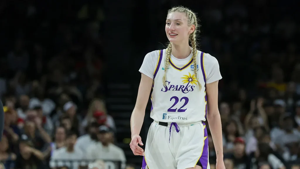 Cameron Brink indicates that her white and blonde appearance offers her an advantage in marketing compared to other WNBA players.