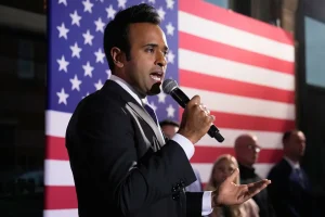 Candidate Vivek Ramaswamy raises concerns about Medicaid fraud after discovering 288 companies registered at the same location.