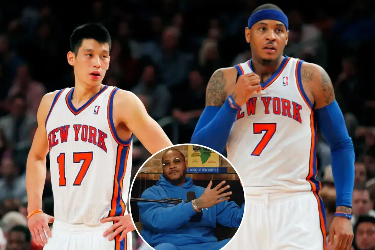 Carmelo Anthony asks Jeremy Lin to join his podcast to discuss their issues with the Knicks.