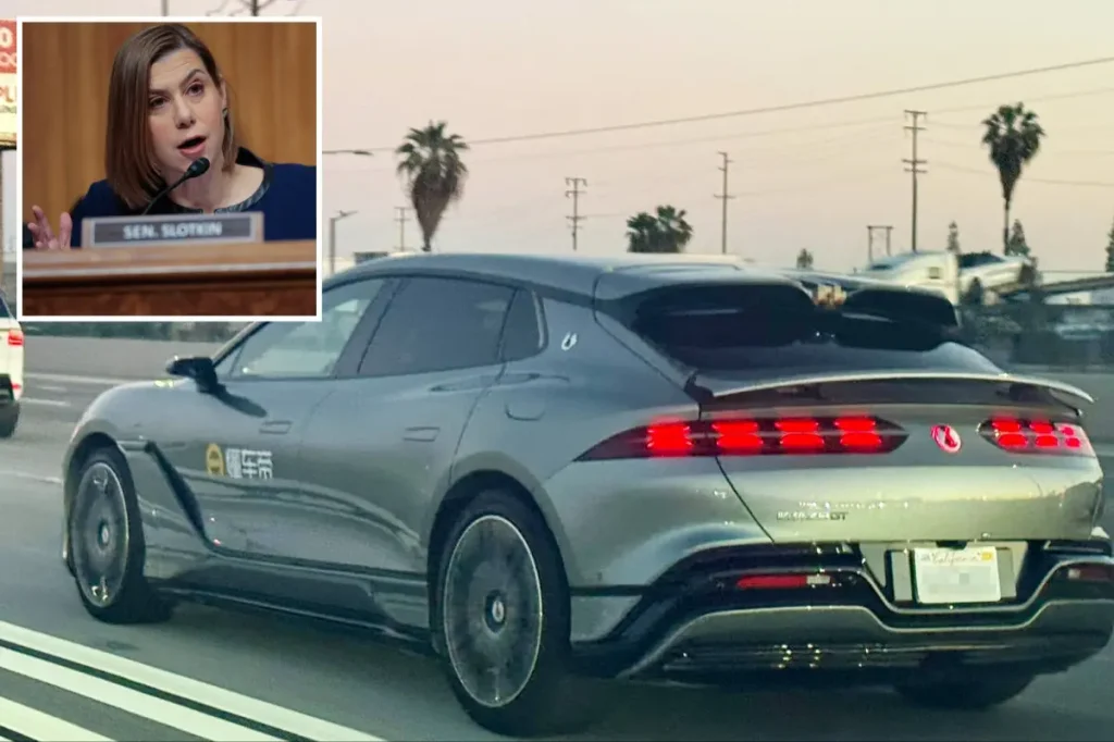 Cars from China continue to arrive in California as Congress weighs regulation.