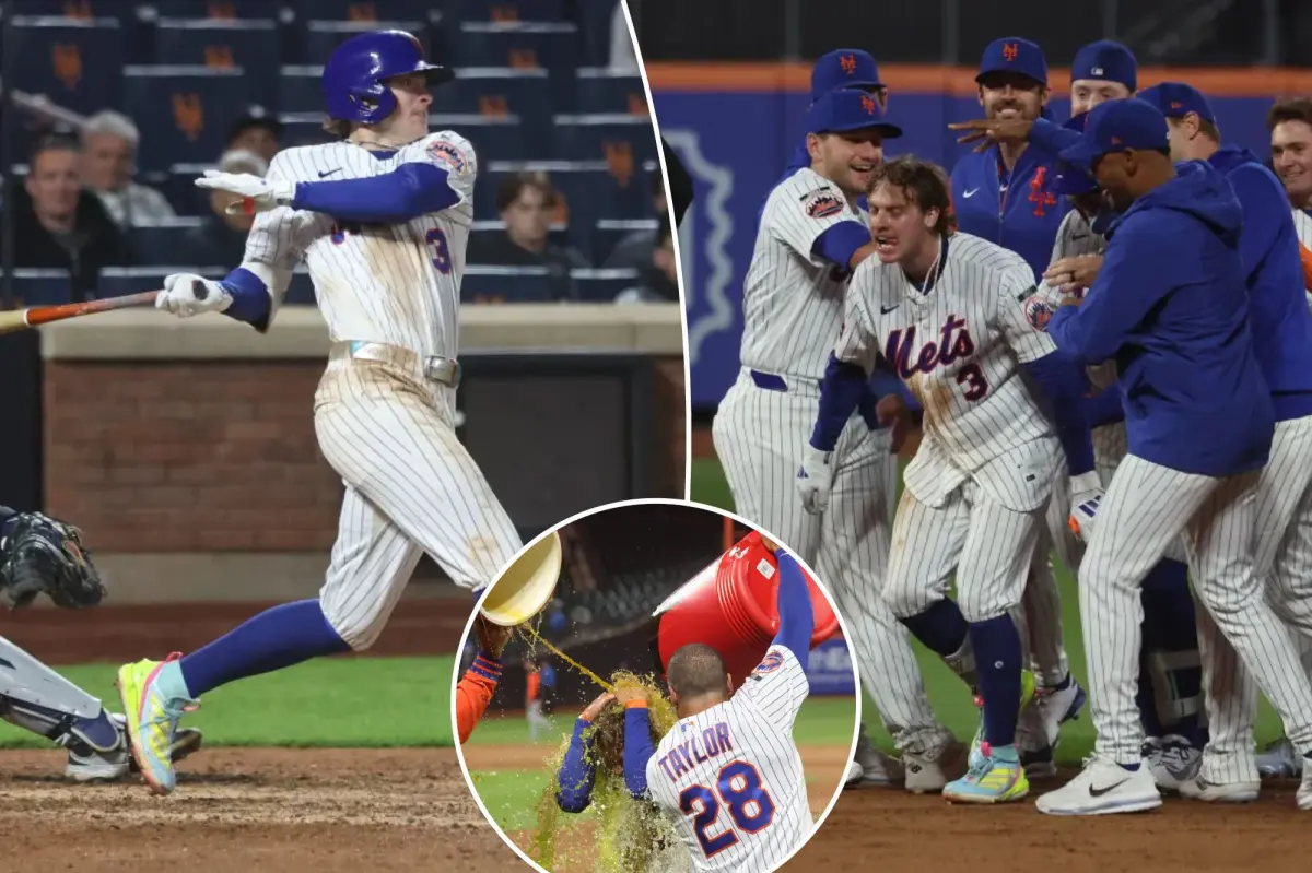 Carson Benge's game-winning hit in the 10th inning leads the Mets to victory over the Tigers